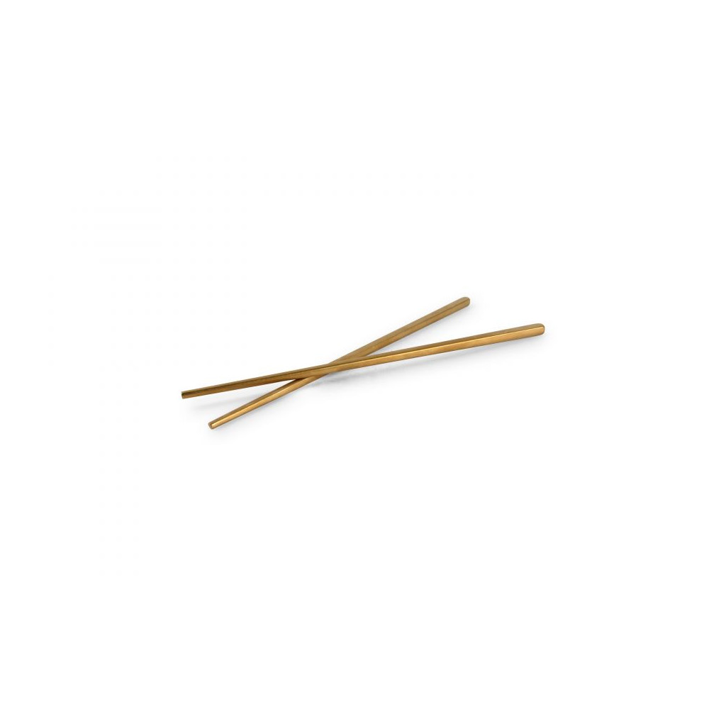F2D Chopstick matte gold Helix - set/7