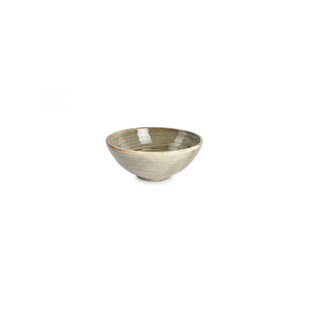 F2D Bowl 19xH8cm grey Munduk