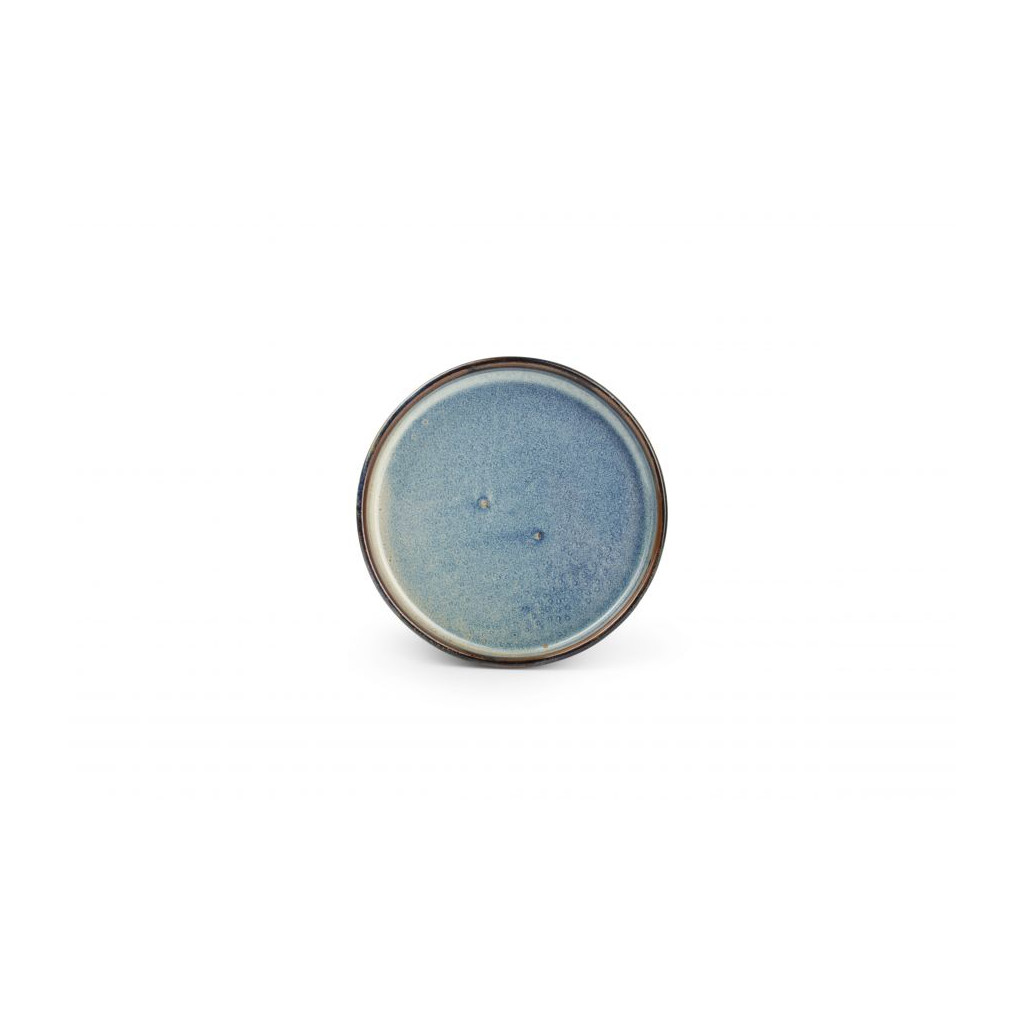 F2D Plate 13,5xH2cm blue Nova