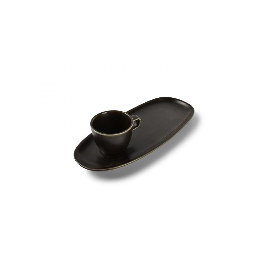 F2D Saucer 34x14cm universal black Ceres