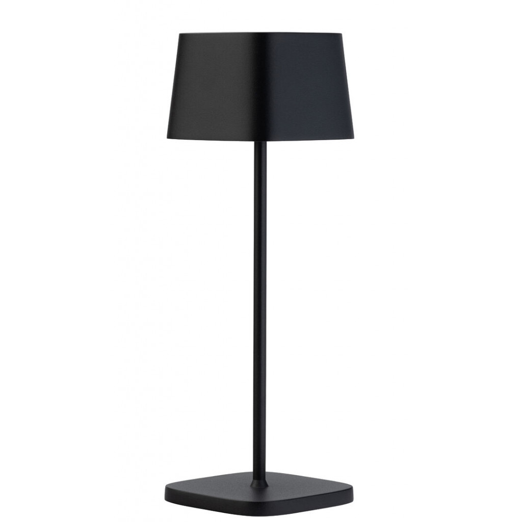Utopia Montego LED Bezdrátová Lampička 30cm - Černá