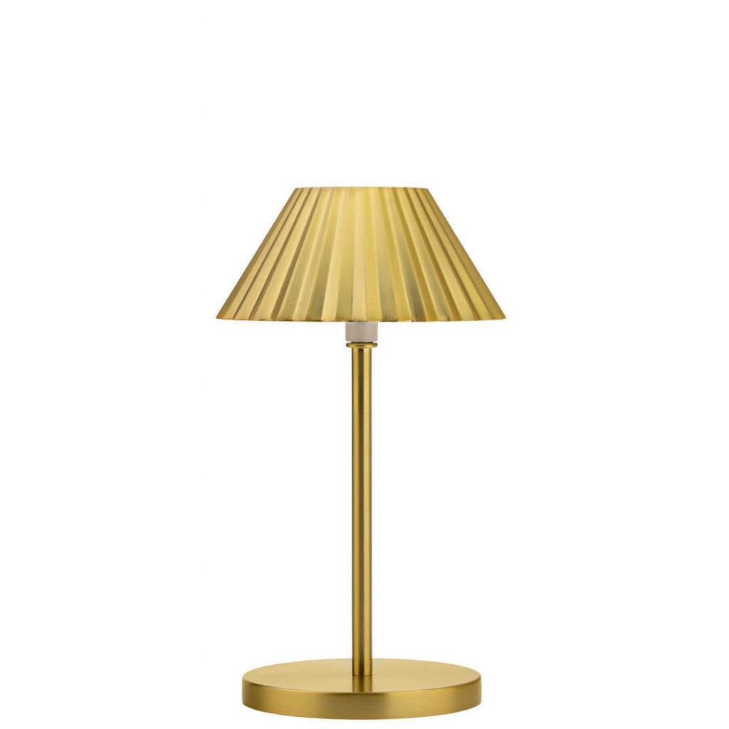 Utopia Aruba LED Cordless Lamp 23cm - Brushed Gold