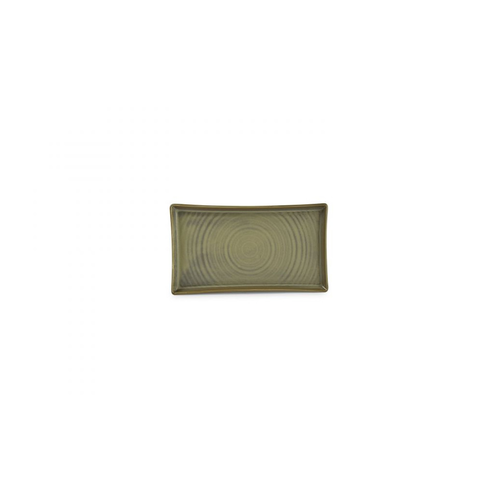 F2D Plate 22x12cm green Line