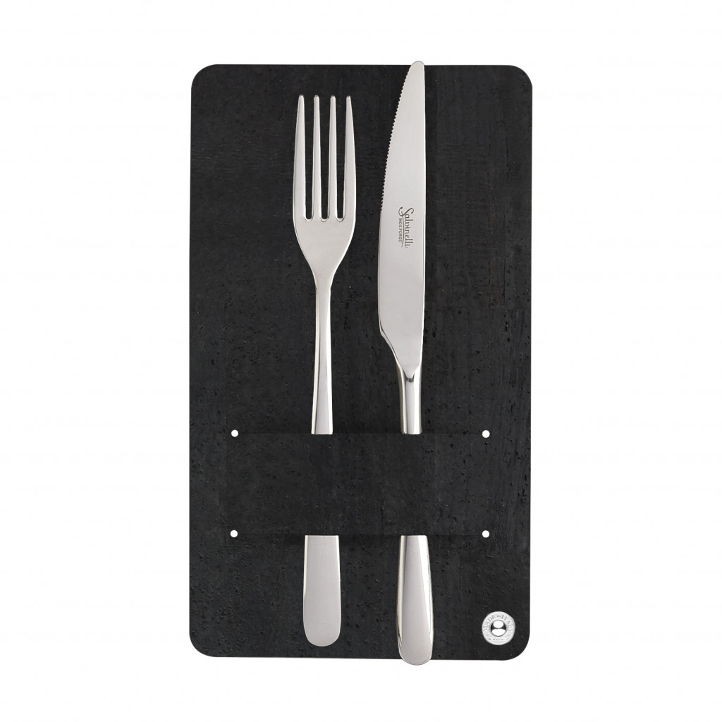 CUTLERY HOLDER CORK BLACK -4 pcs. pack