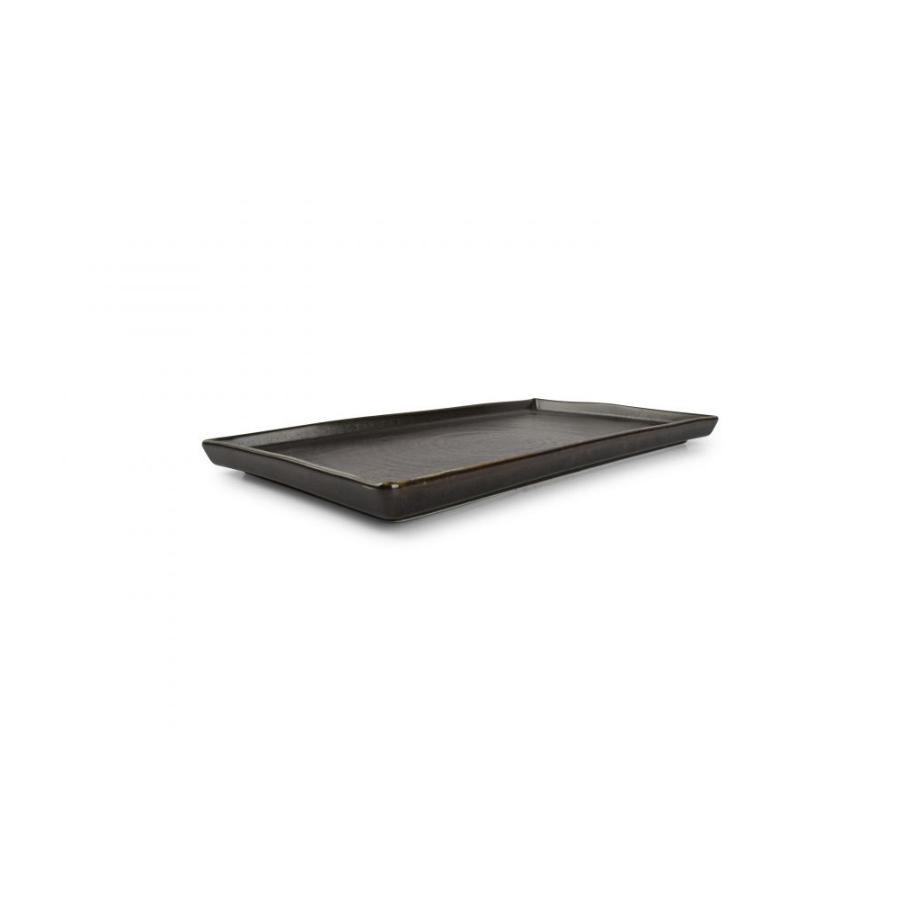 F2D Plate 30x17cm black Line