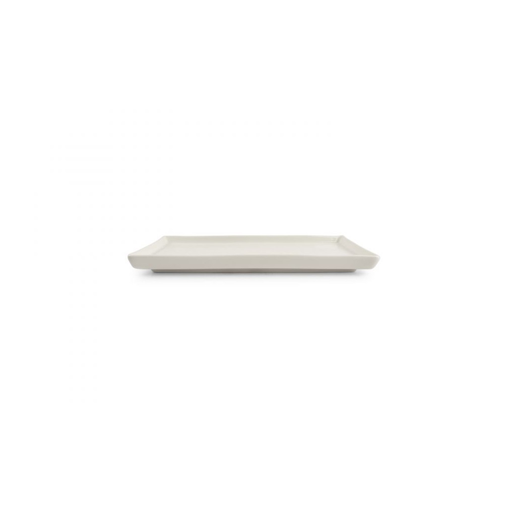 F2D Plate 22x12cm white Line