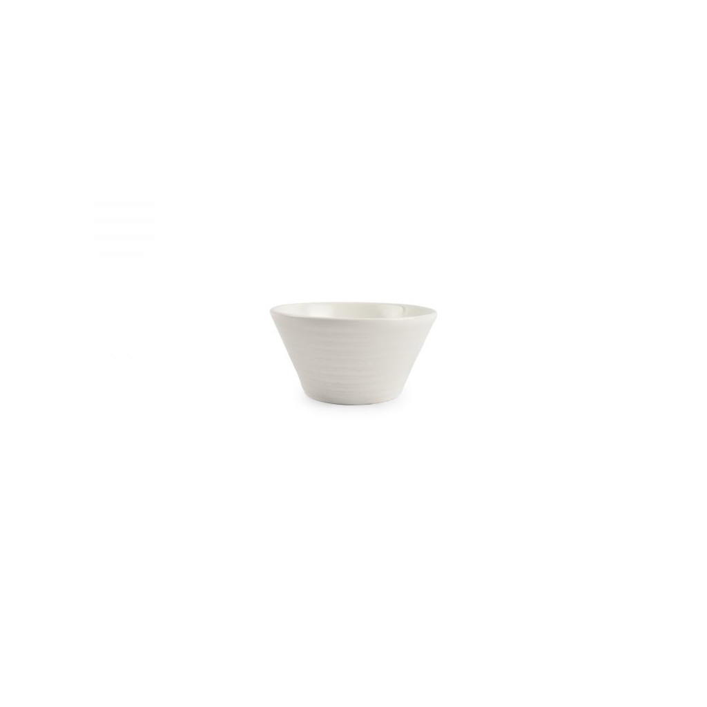 F2D Bowl 10xH5cm conical white Line