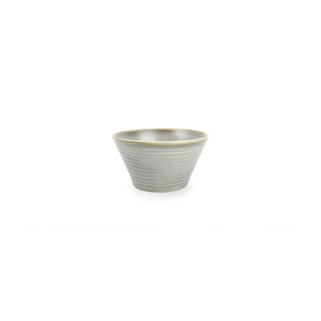 F2D Bowl 15xH8cm conical green Line