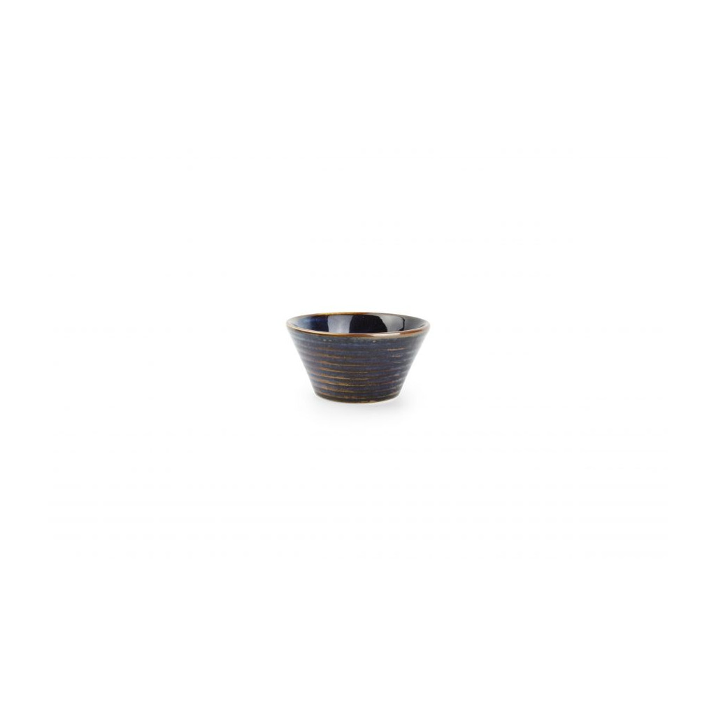 F2D Bowl 10xH5cm conical blue Line