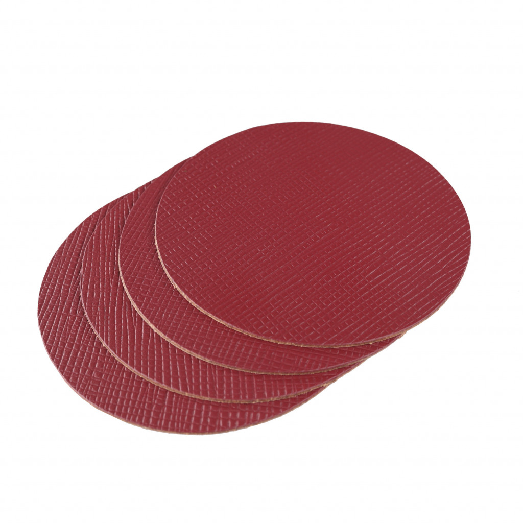 DAG style Podtácek 10 cm balení 4 kusů CHEF BURGUNDY