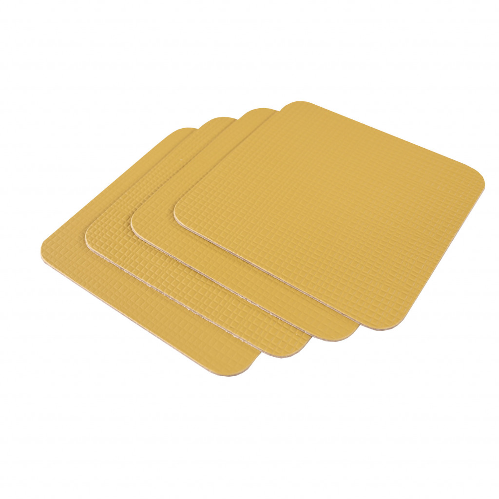 COASTERS 9,5x9,5 cm 4 pcs. pack CHEF OCHER