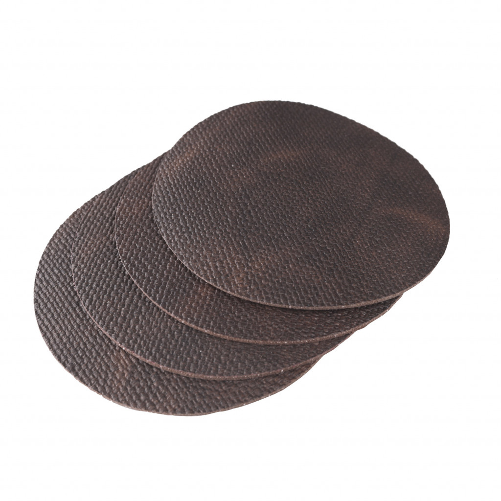 DAG style Podtácek 10 cm balení 4 kusů JUTE BROWN