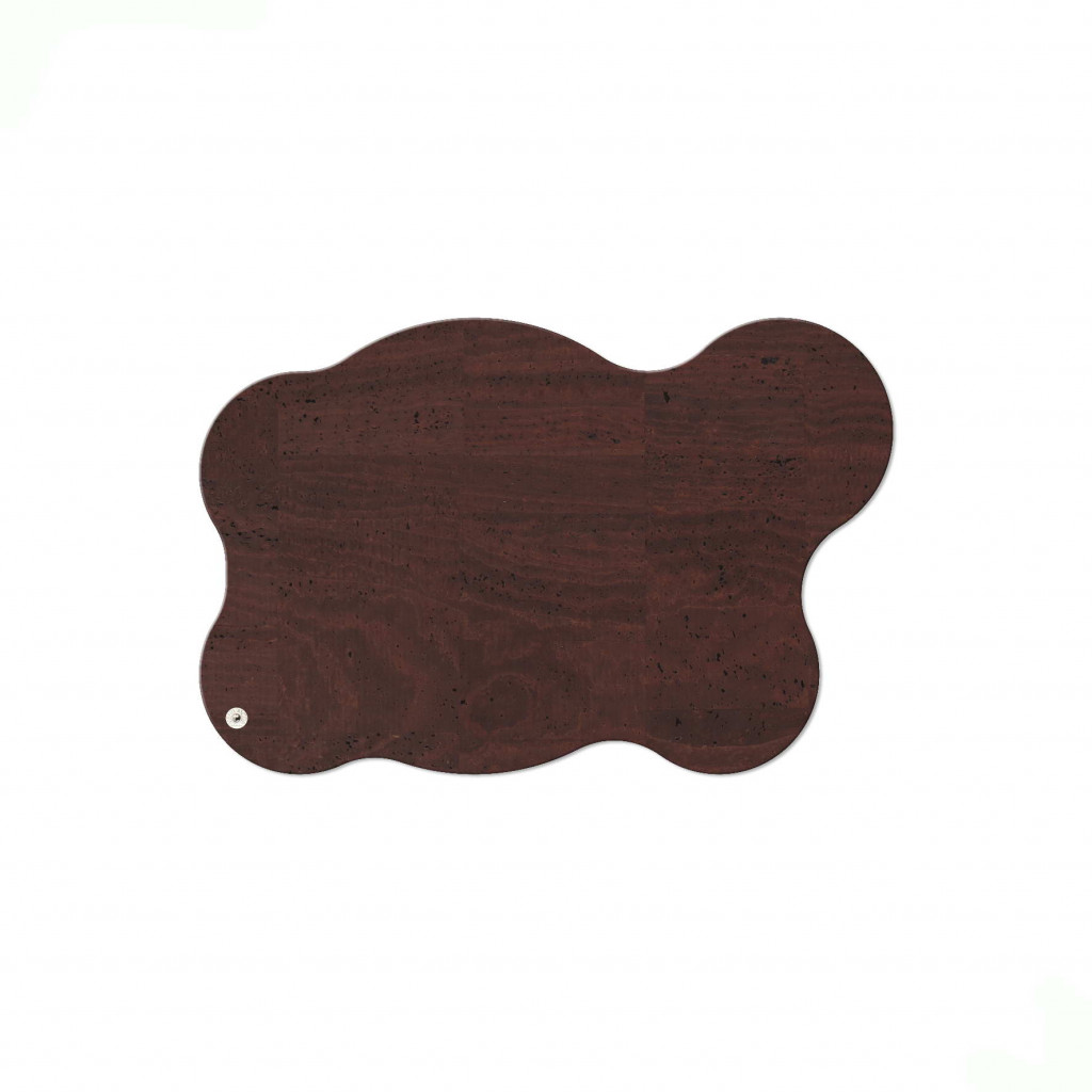 PLACEMATS 44x29 cm BLOB single piece CORK BROWN