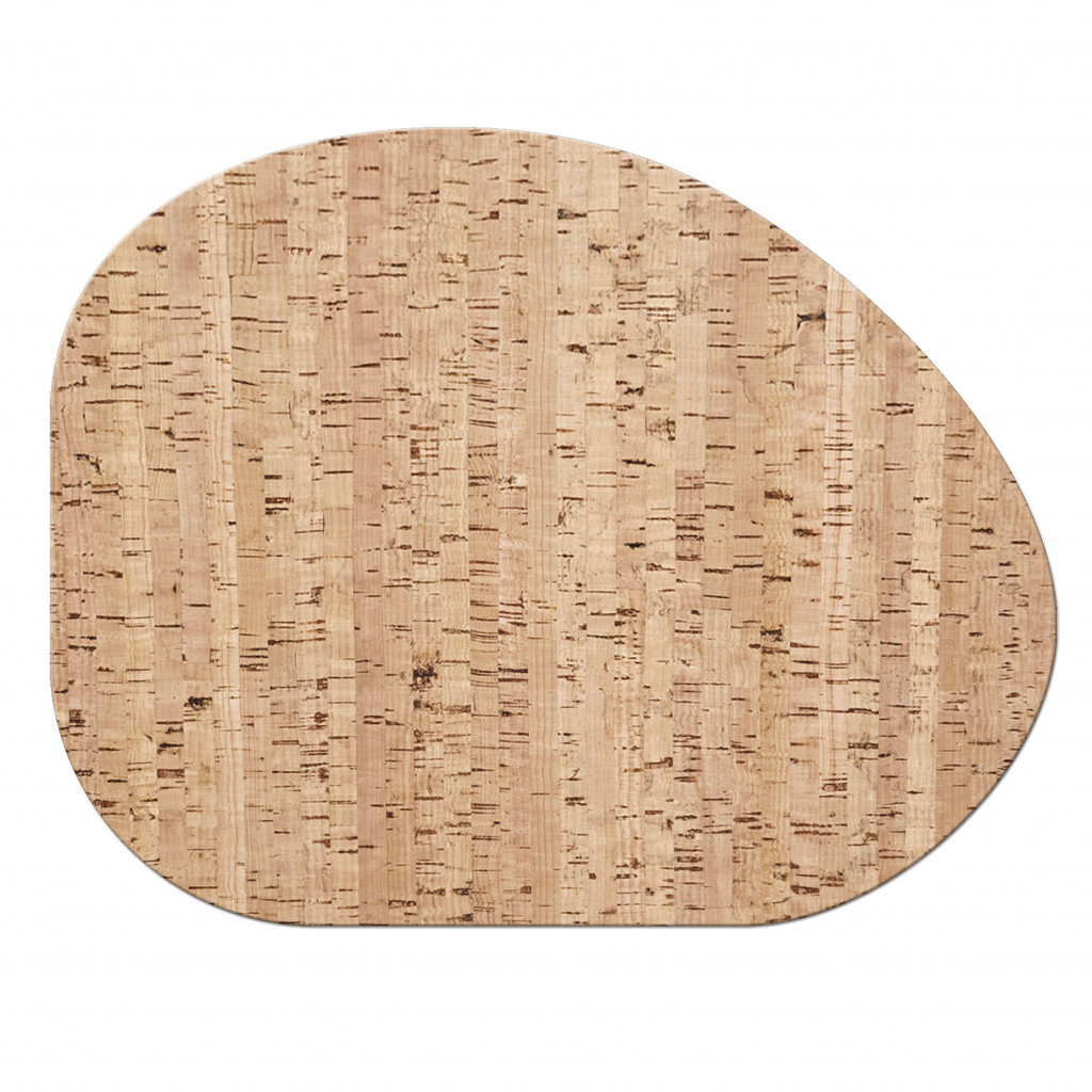 PLACEMATS 30x37,7 cm GOCCIA single piece CORK NATURAL th. 1.5