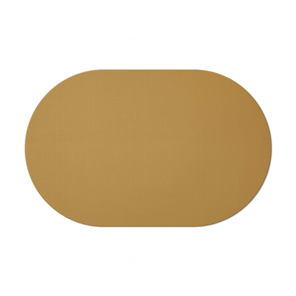 OVAL PLACEMATS 30x47 cm single piece CHEF OCHER