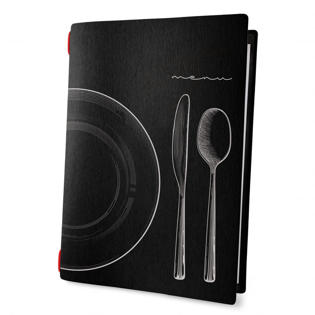 DAG style Menu CUSTOM 23,2x31,8 cm (A4) "SET menu" ECO BLACK