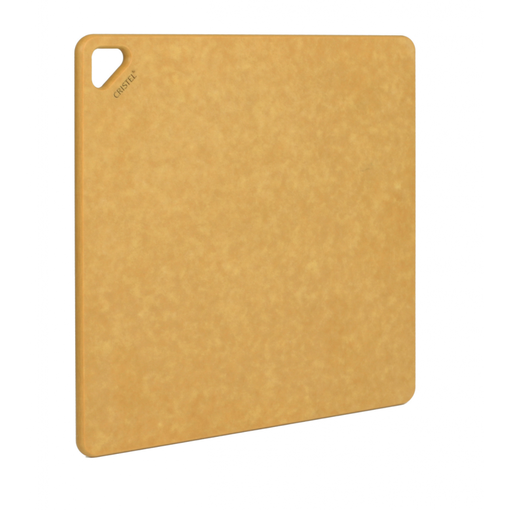 SQUARE WOOD FIBRE CUTTING BOARD 23 CM X 23 CM THICKNESS 6 MM