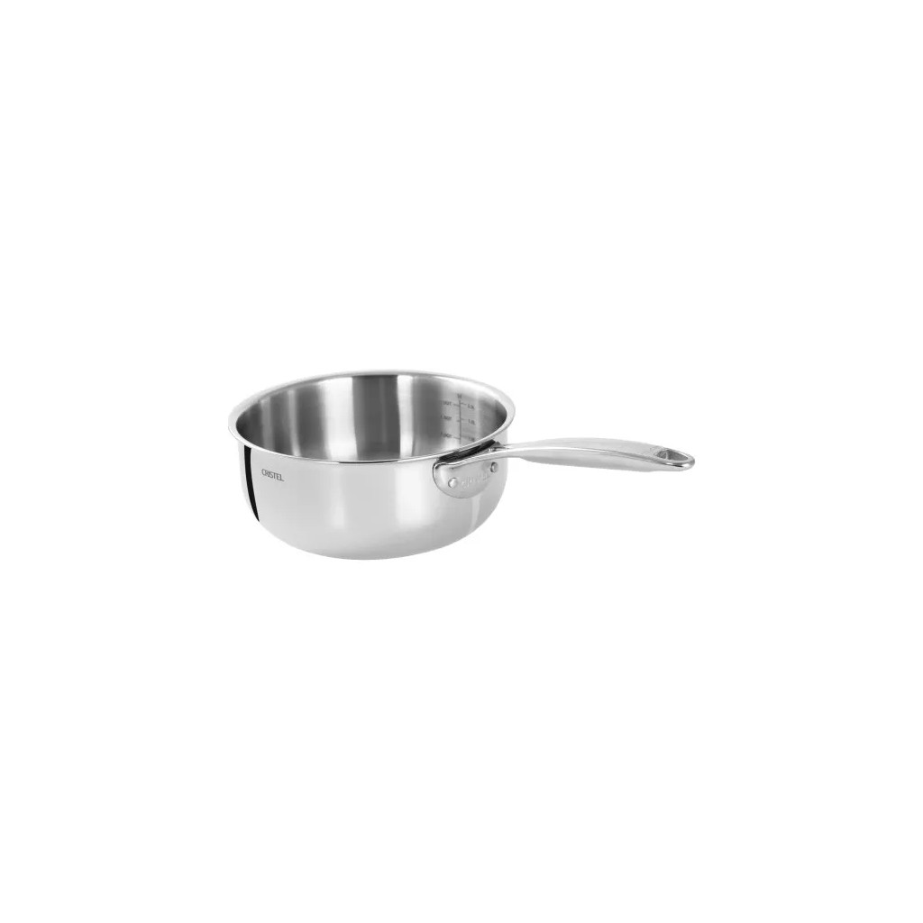 CASTEL PRO 5 PLY FIXED HANDLE SAUCEPAN 14 CM