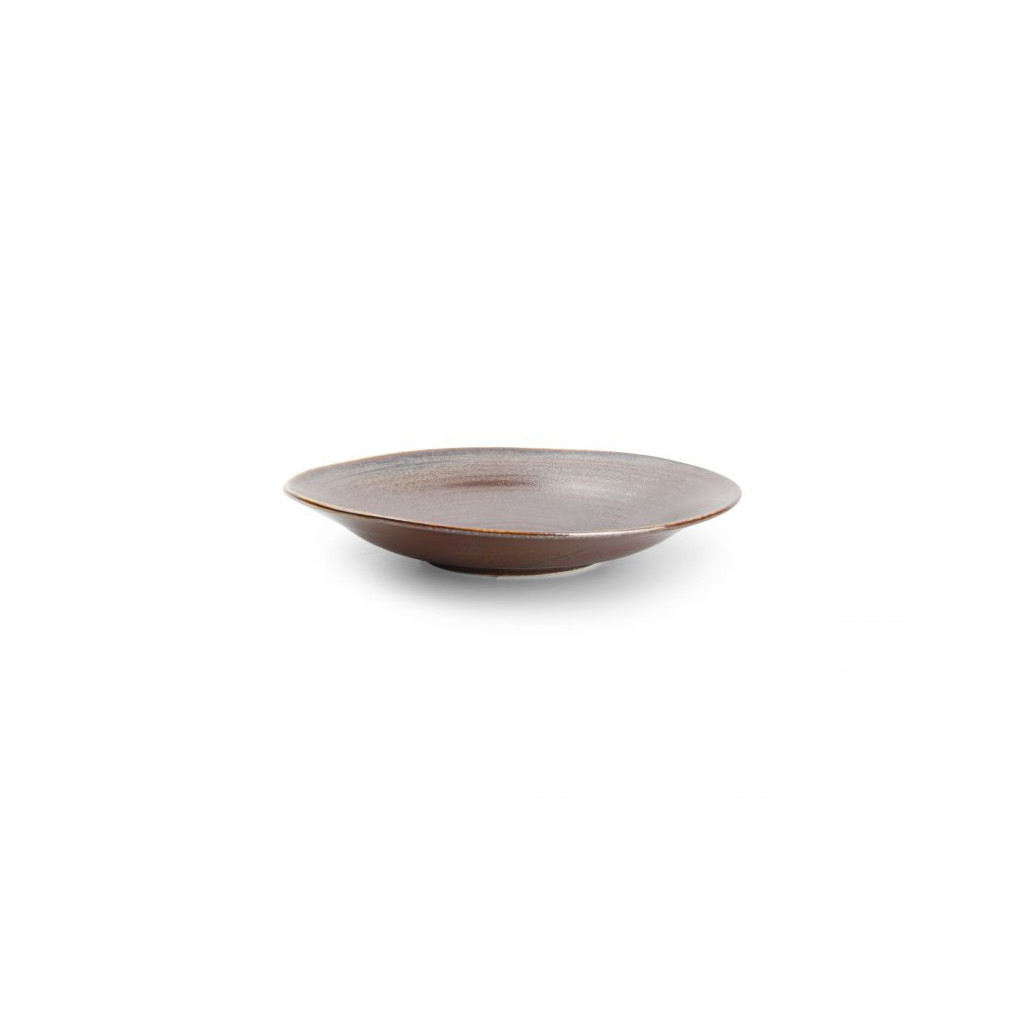 CHIC Deep plate 23xH4,5cm bronze Celest