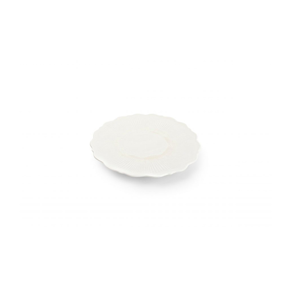 CHIC Plate 21,5cm white Floret