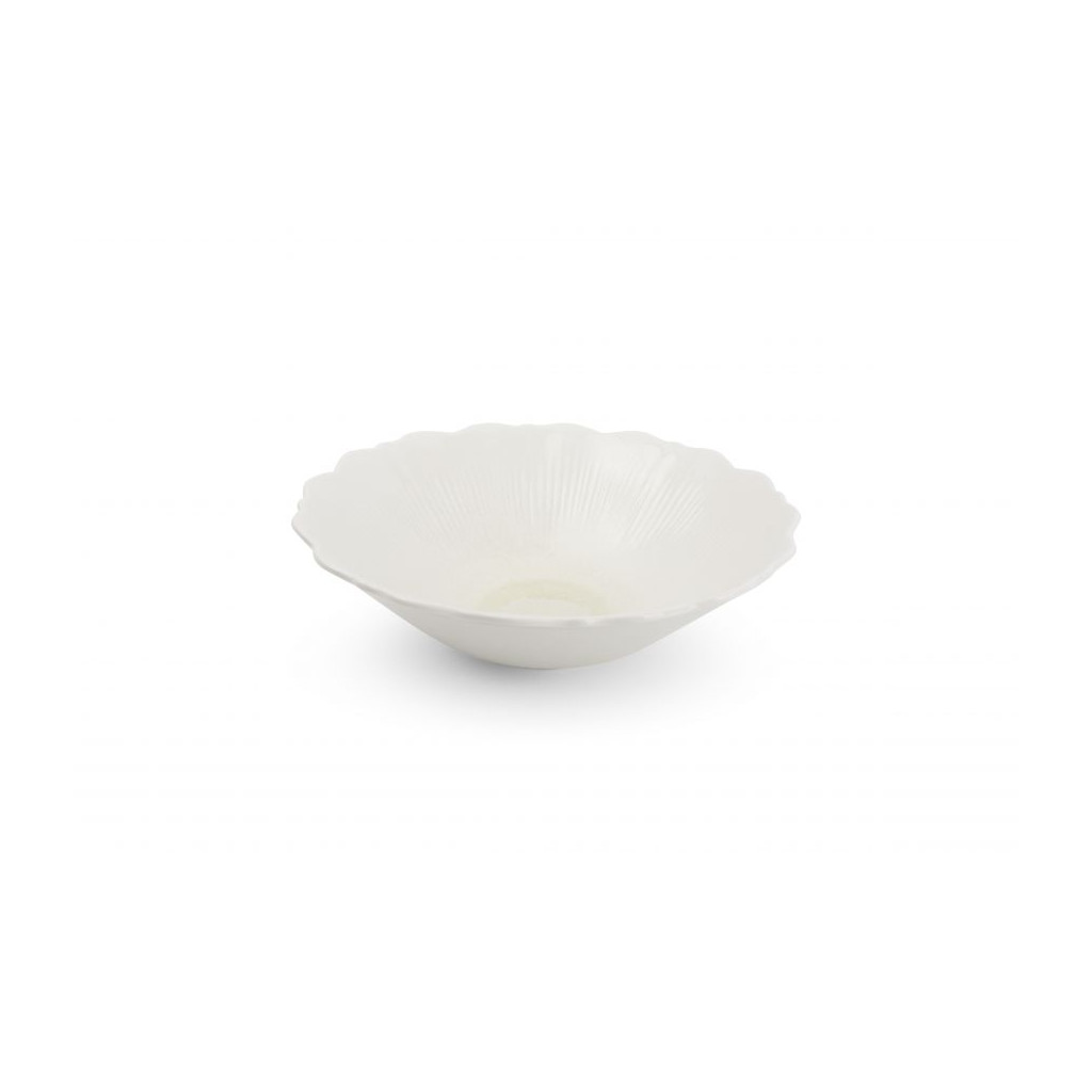 CHIC Bowl 20,5xH6,5cm white Floret