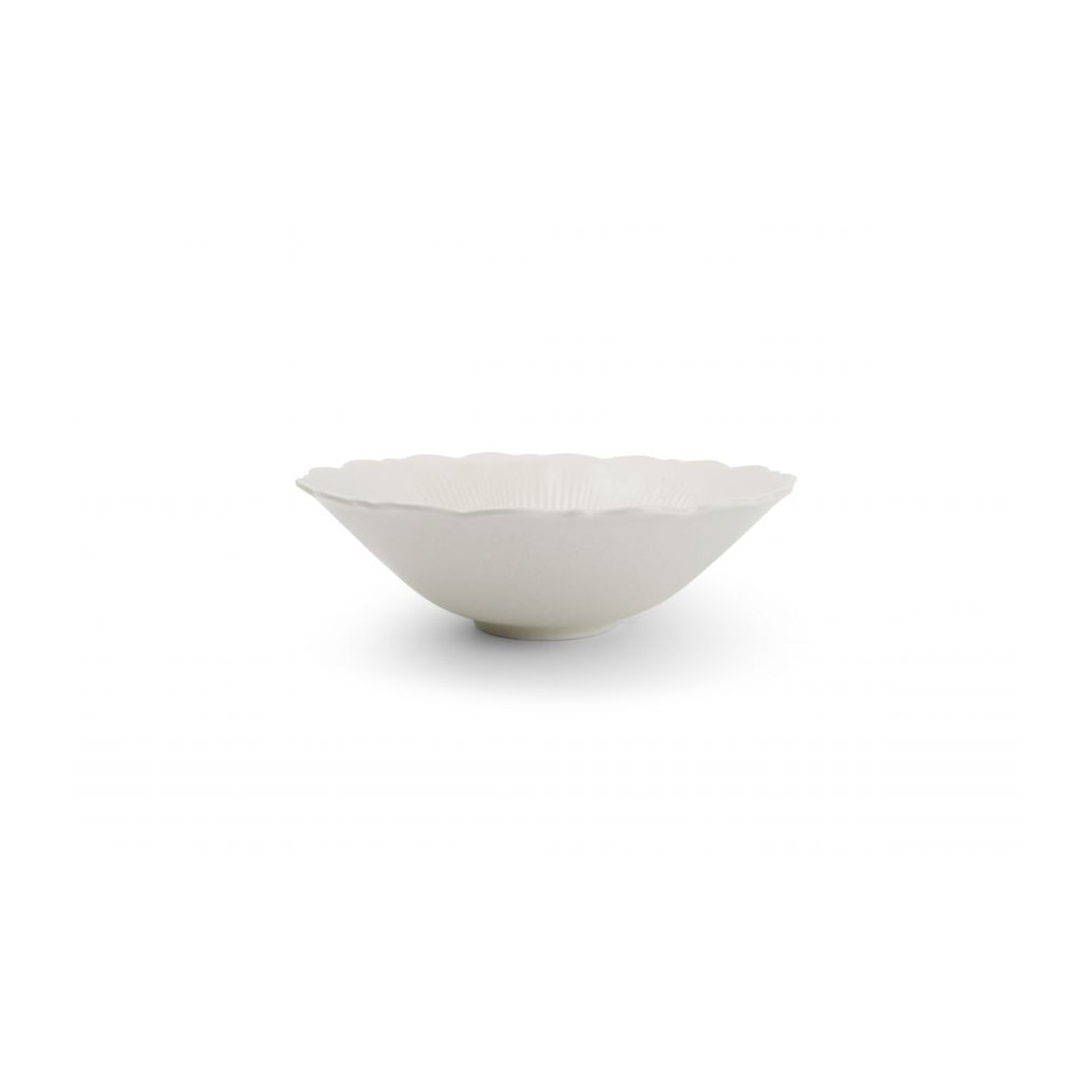 CHIC Bowl 20,5xH6,5cm white Floret