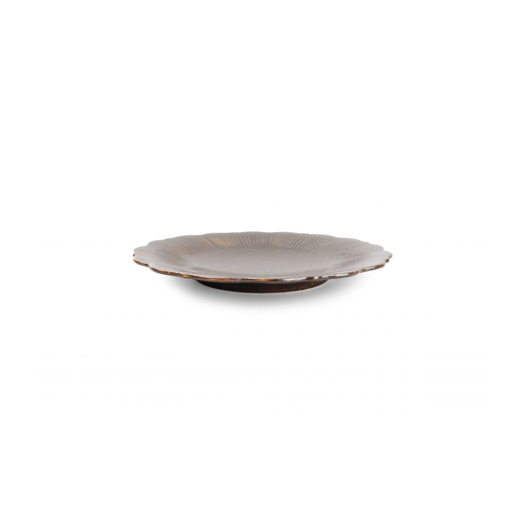 CHIC Plate 29cm bronze Floret