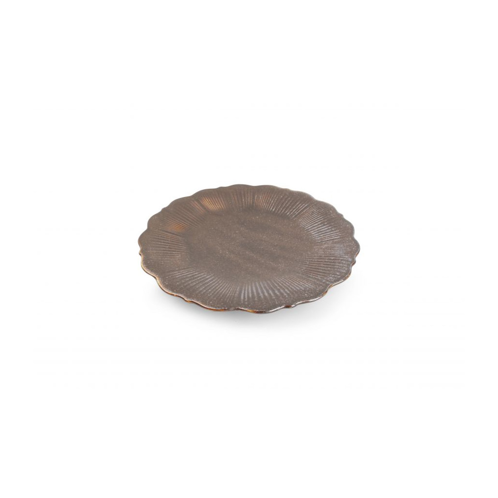 CHIC Plate 29cm bronze Floret