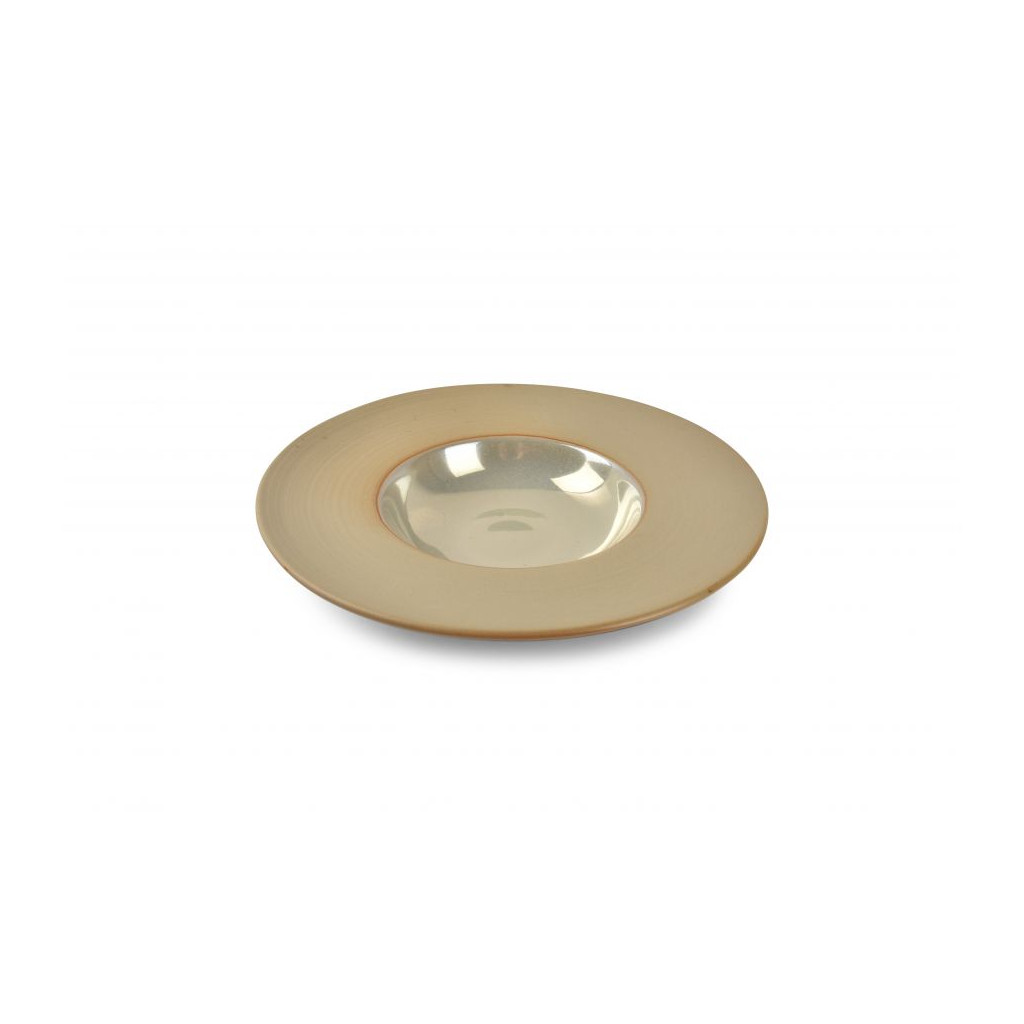 CHIC Deep plate 28/15xH5cm pearl Ostra