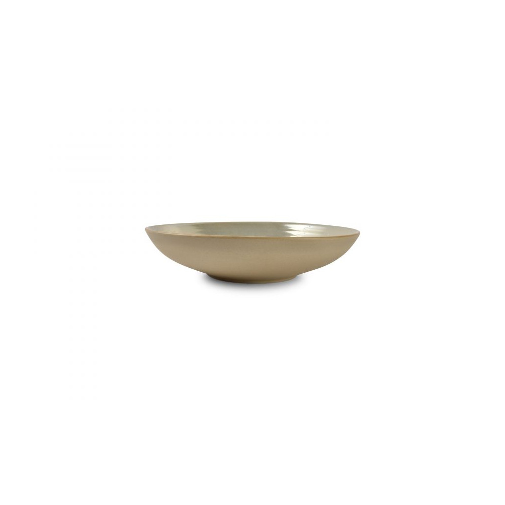 CHIC Deep plate 25xH5,5cm pearl Ostra