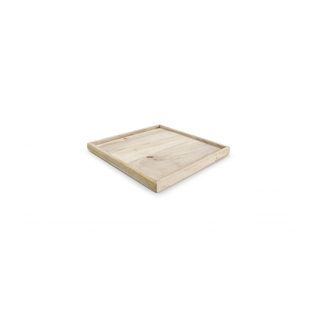 Wood & Food Serving tray 25x25xH2cm mango Essential