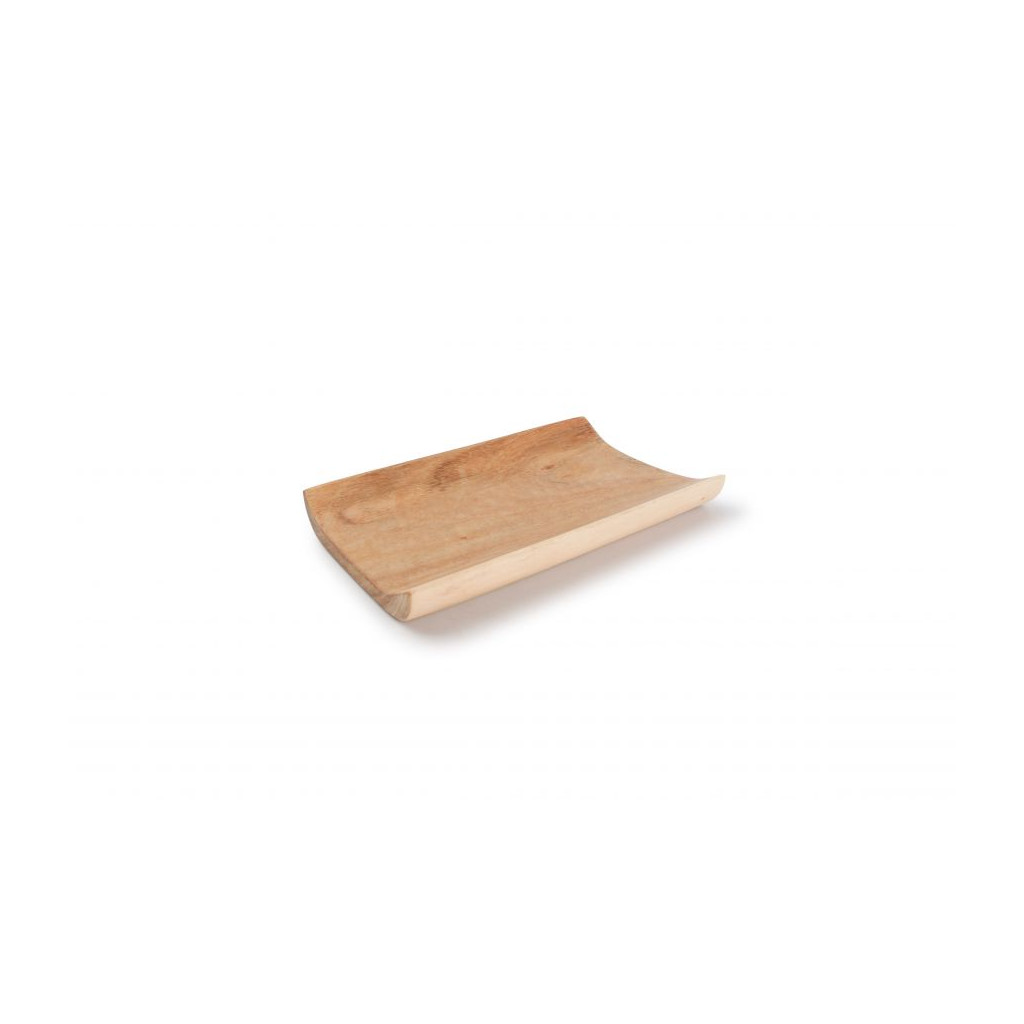 Wood & Food Serving board 25x13cm rounded rim acacia Palla