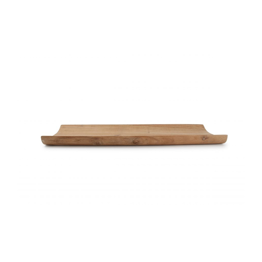 Wood & Food Serving board 45x15cm rounded rim acacia Palla