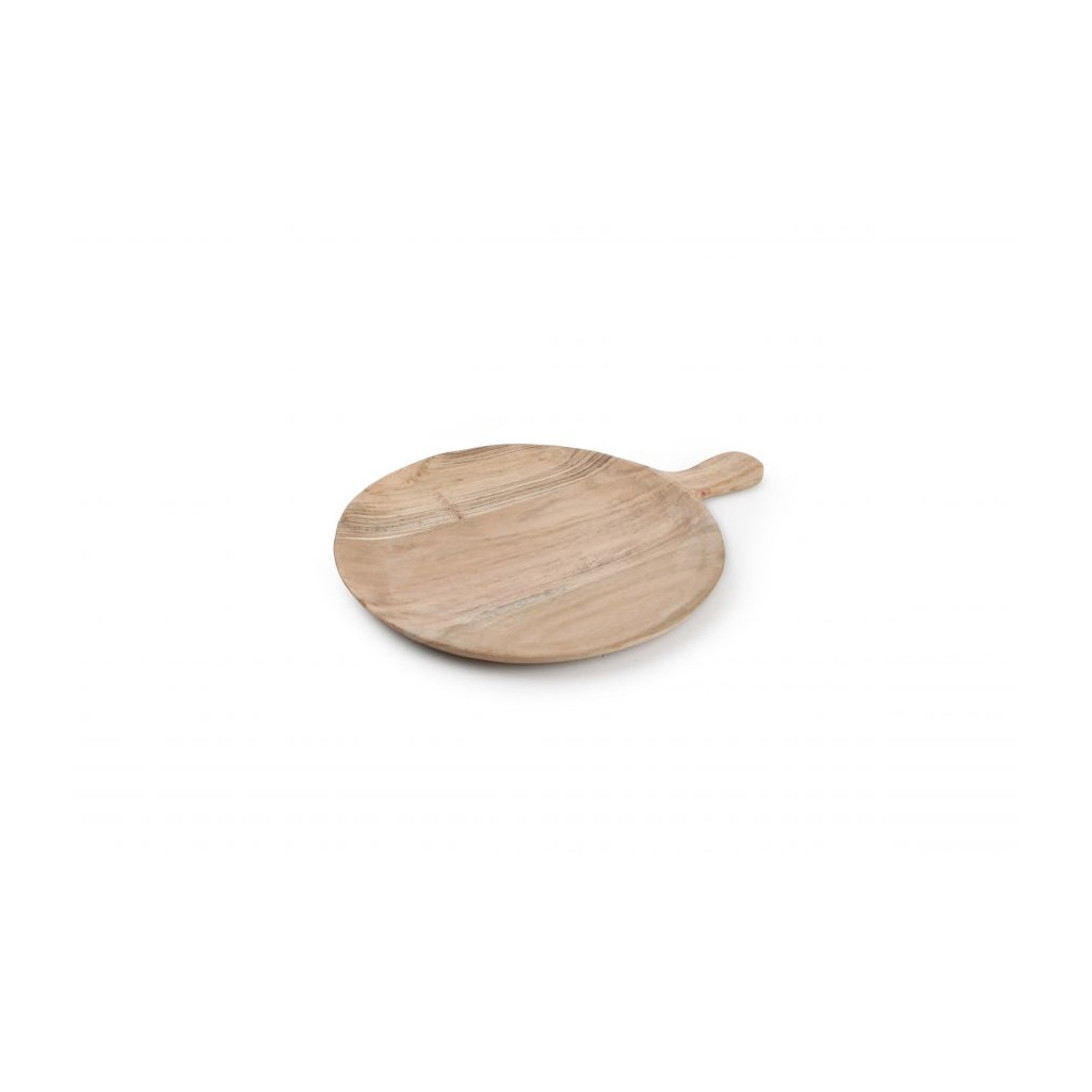 Wood & Food Serving board 25cm with handle acacia Palla