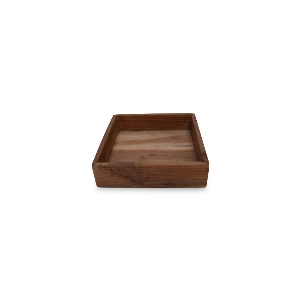 Wood & Food Serving tray 24x24xH6,5cm natural Venna