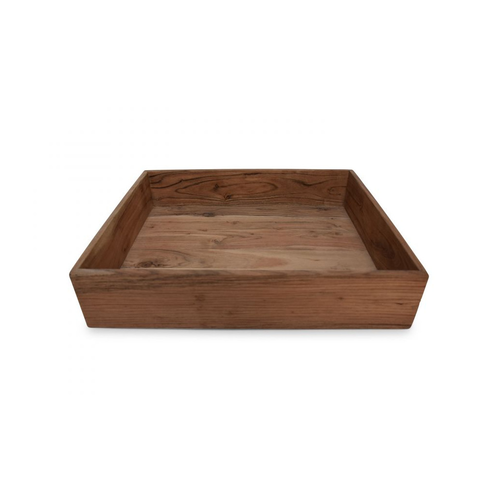 Wood & Food Serving tray 48x40xH10cm natural Venna