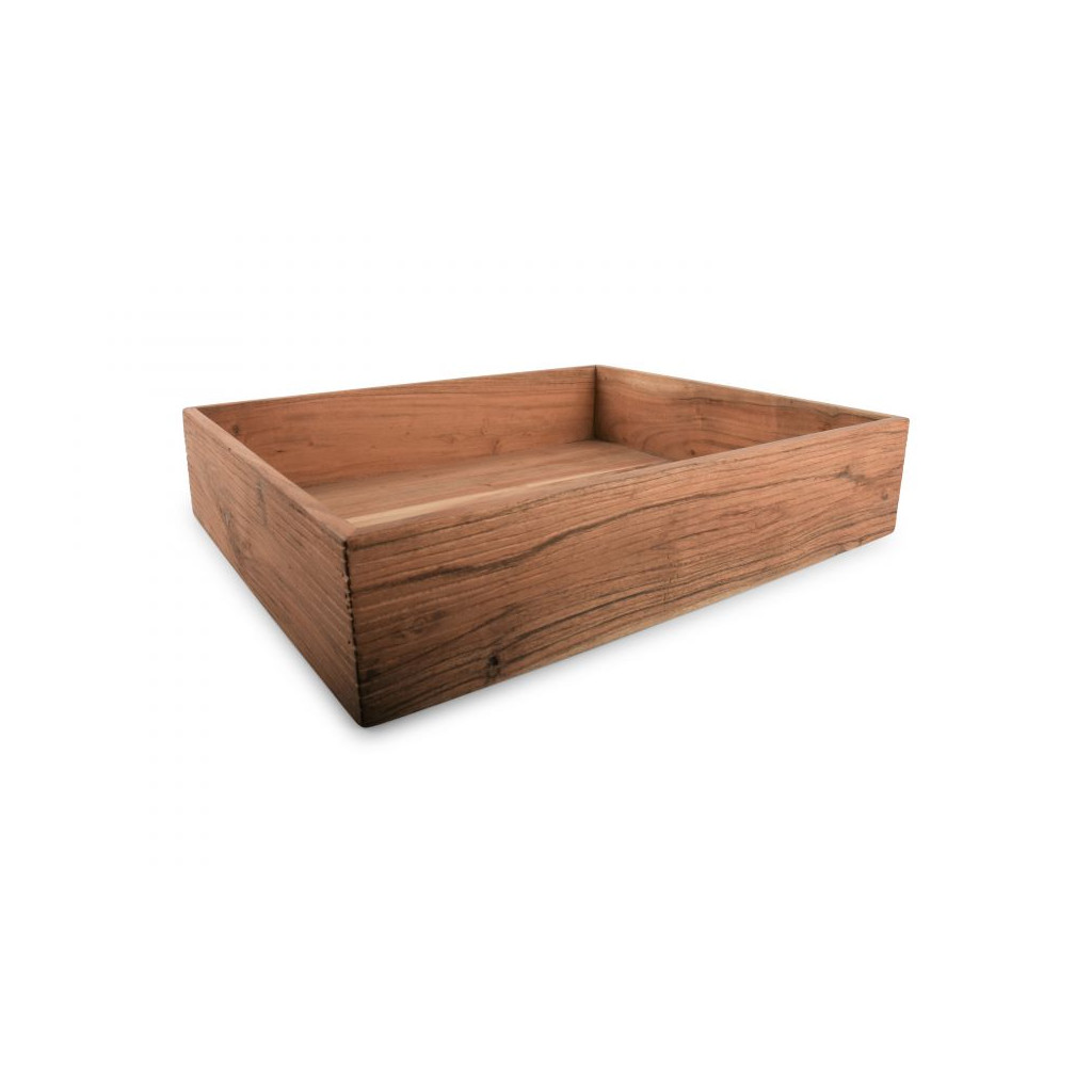 Wood & Food Serving tray 48x40xH10cm natural Venna