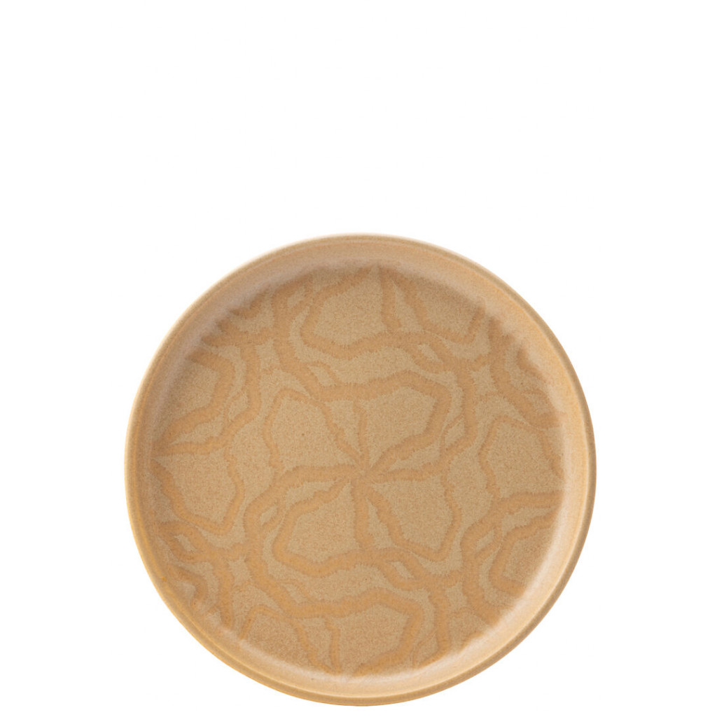 Utopia Maze Flax Walled Plate 7" (17.5cm)