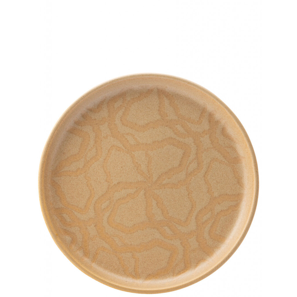 Utopia Maze Flax Walled Plate 8.25" (21cm)