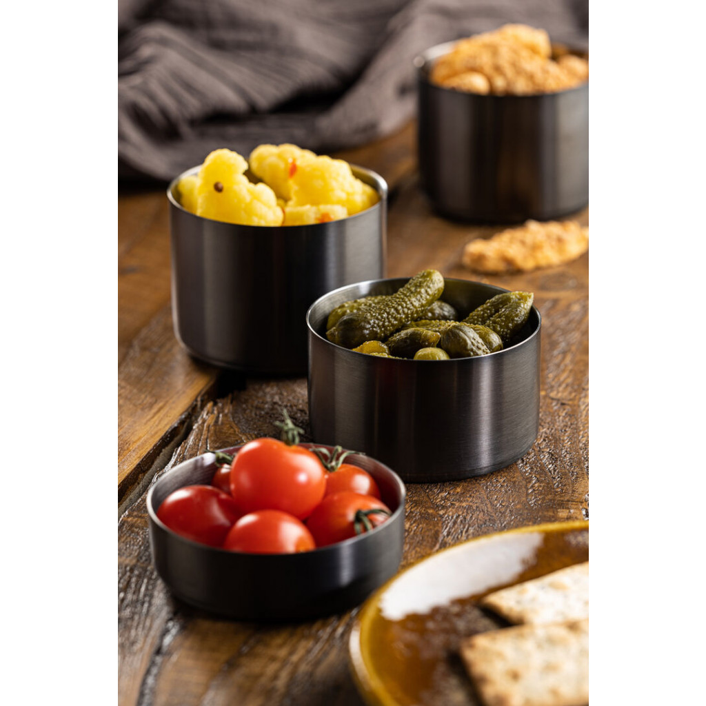 Utopia Brushed Black Ramekin 9oz (26cl)