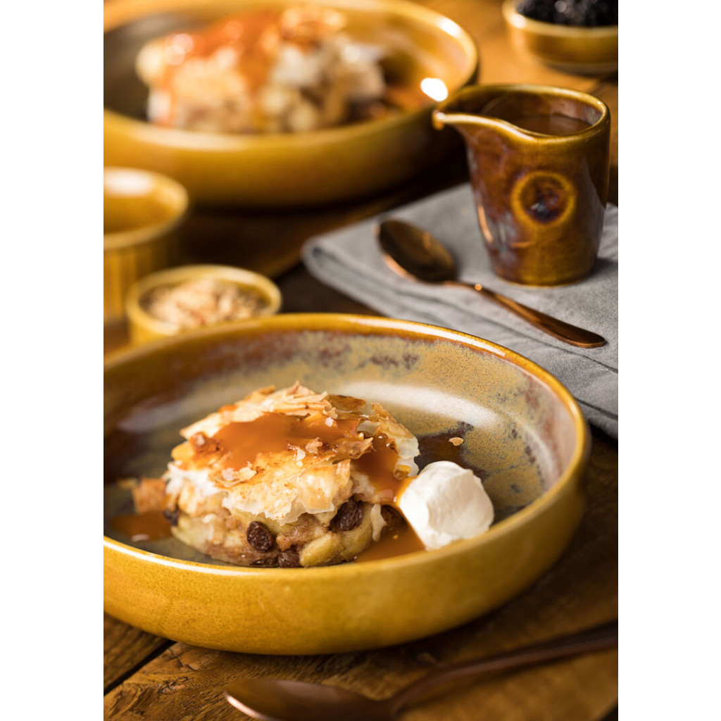 Utopia Murra Toffee Walled Plate 8.25" (21cm)