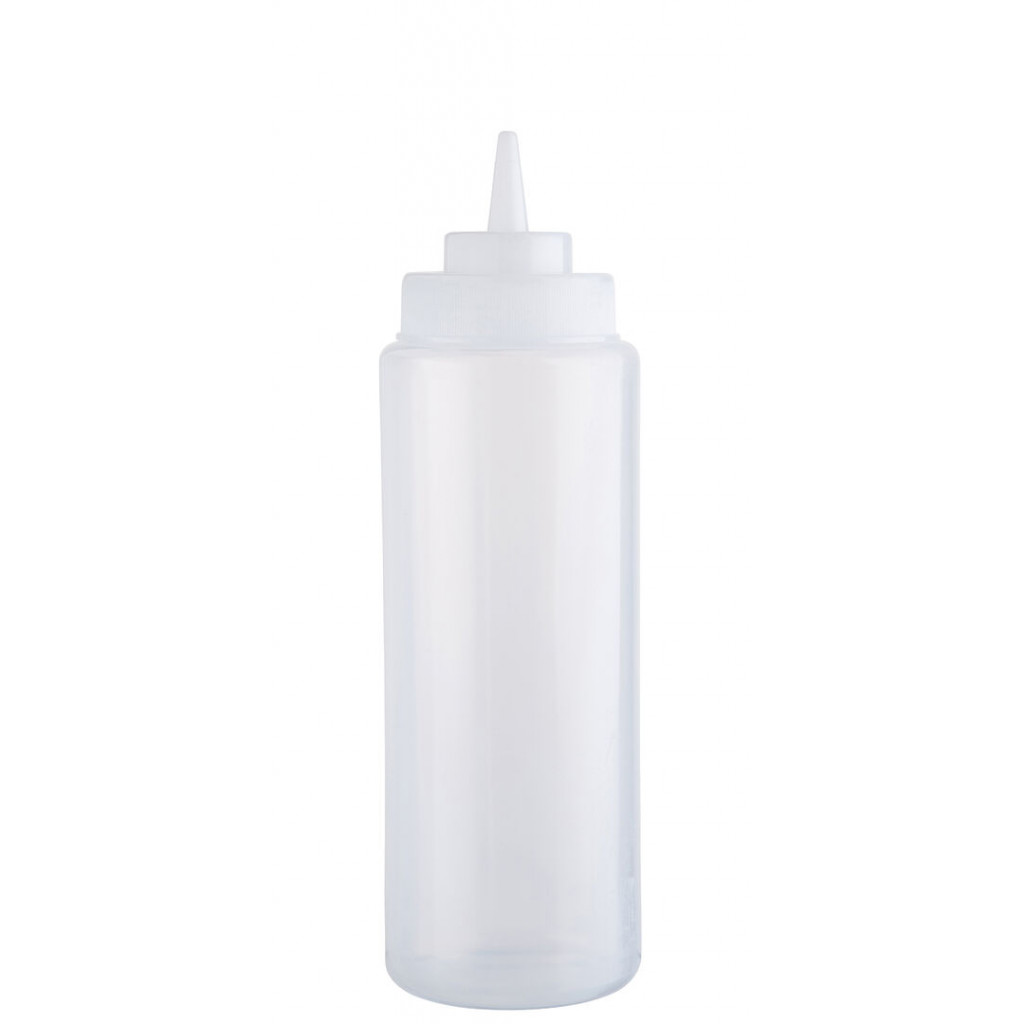 Utopia Clear Squeezy Sauce Bottle 32oz (96cl)