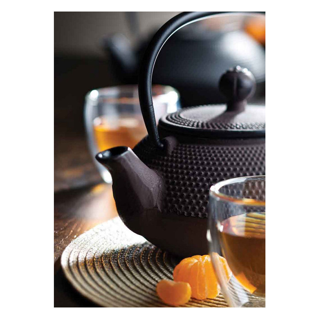 Utopia Mandarin Teapot Black 24oz (67cl) - with Infuser