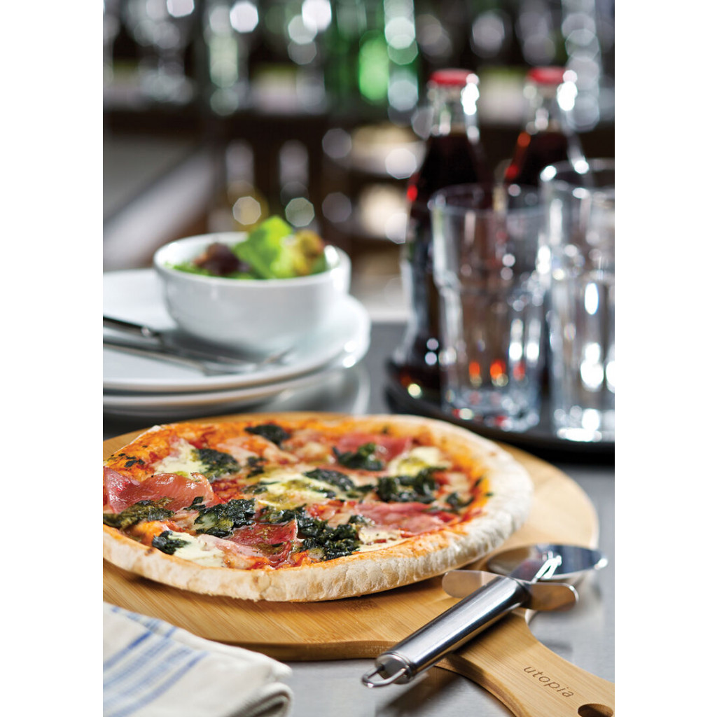 Utopia Milano Bamboo Pizza Paddle 12.5" - For 12" Pizza