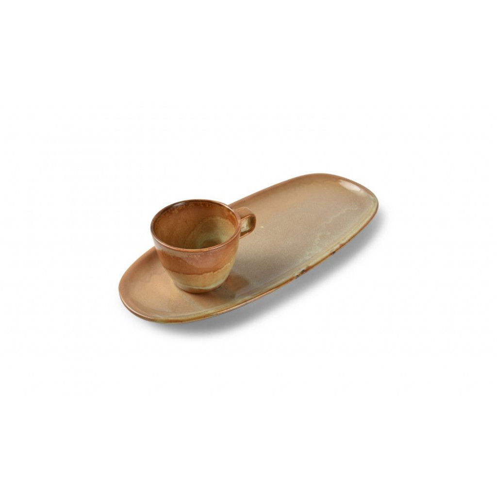 F2D Saucer 34x14cm universal beige Escura