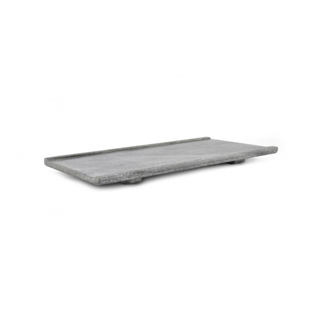 CHIC Serving dish 35x18xH2cm marble black Pura