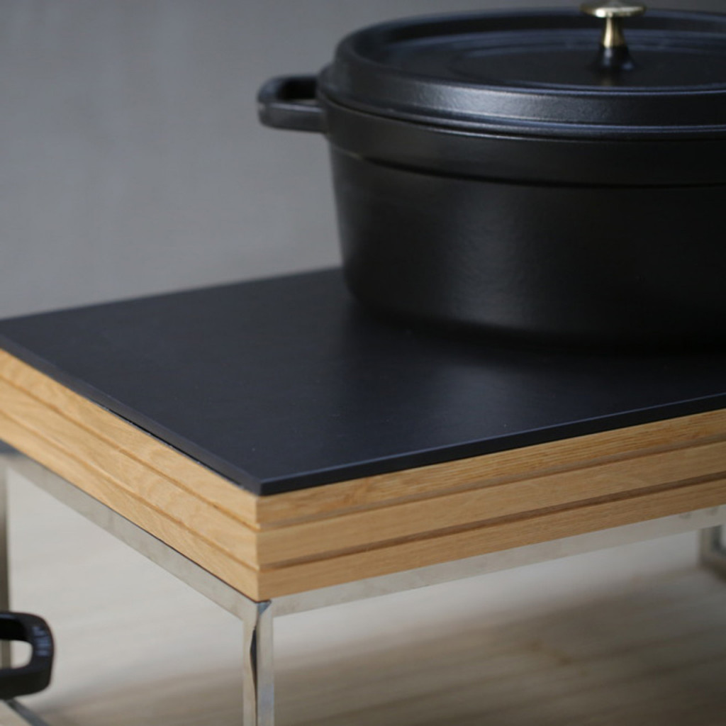 Craster Flow Heating Unit - Oak with Dekton Top -  (US Type B) 530 × 325 × 61 mm