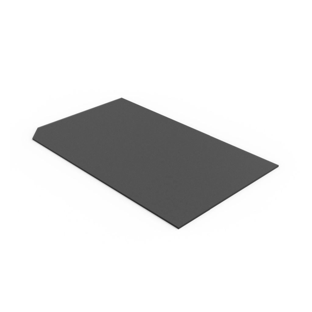 Craster Flow Bento Lid 1.1 - Acrylic - Smoke Acrylic 515 × 310 × 4 mm