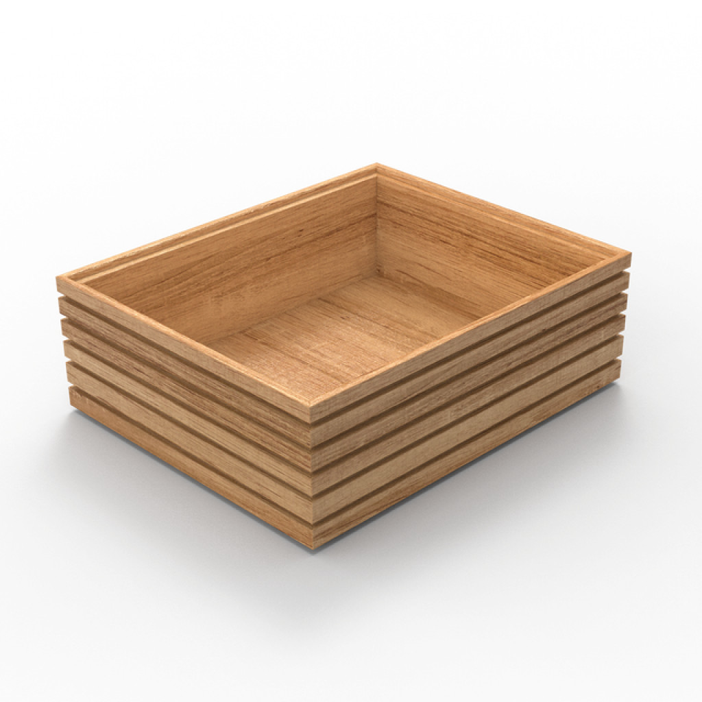 Craster Flow Oak 1.2 Bento Tray Oak, Lacquer 325 × 265 × 110 mm