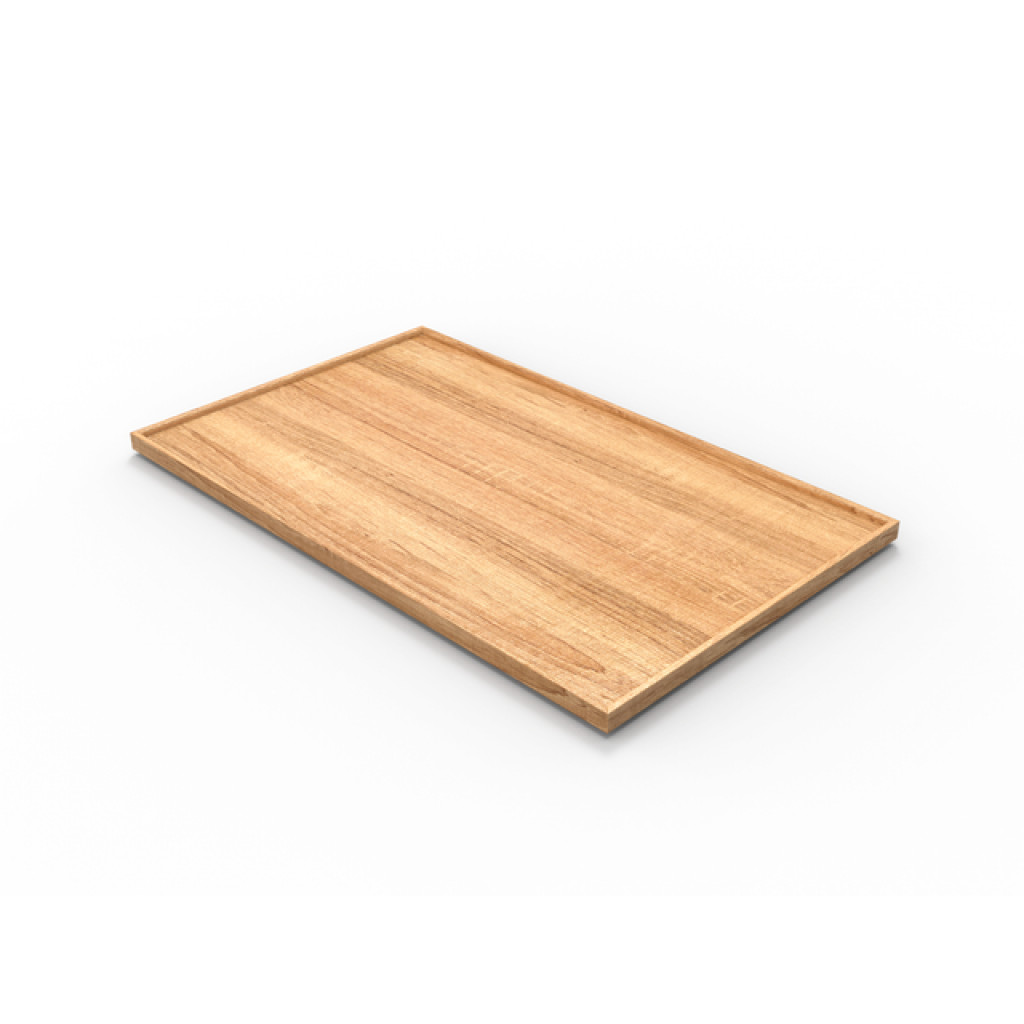 Craster Flow Oak 1.1 Bento Tray Lid Oak, Lacquer 530 × 325 × 20 mm